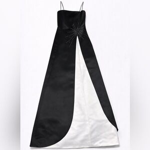 Cache Black and White Prom Dress